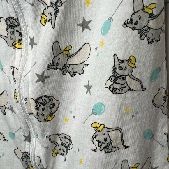 Disney Baby Dumbo Sleep Sack 0-3 Months Baby Light 100% Cotton Gender Neutral - Picture 2 of 5
